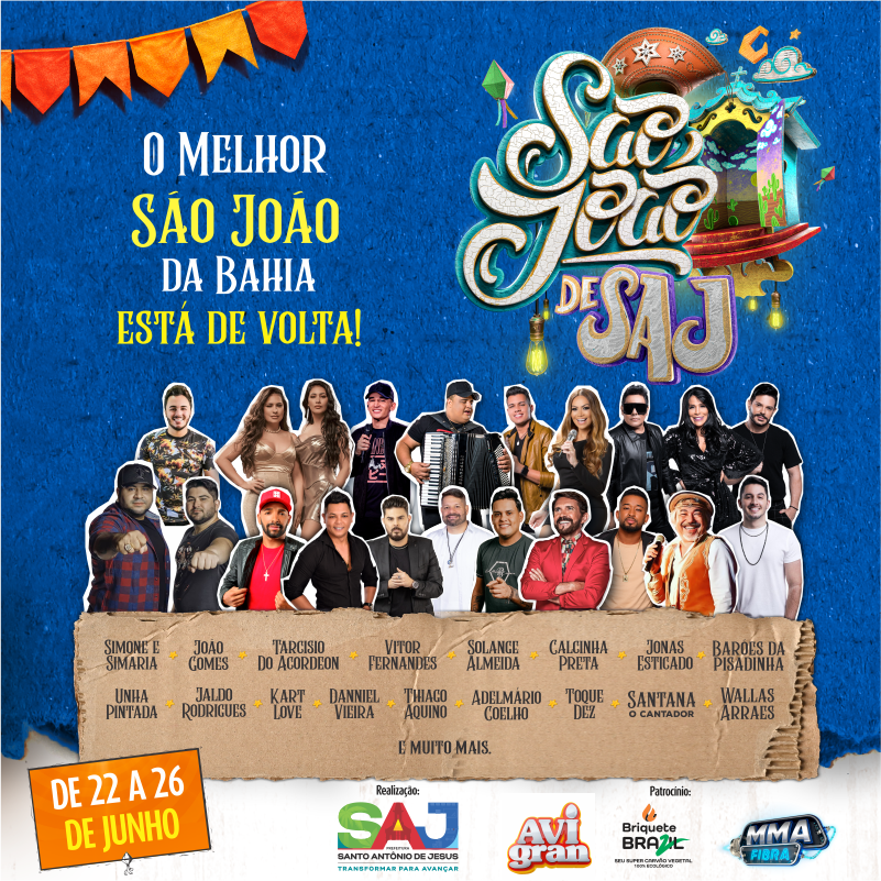 Shows e eventos em todo o